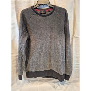 Mavi Mens Crew Neck Long Sleeve Ombre Pullover Sweatshirt Size M Heavy Warm Cozy